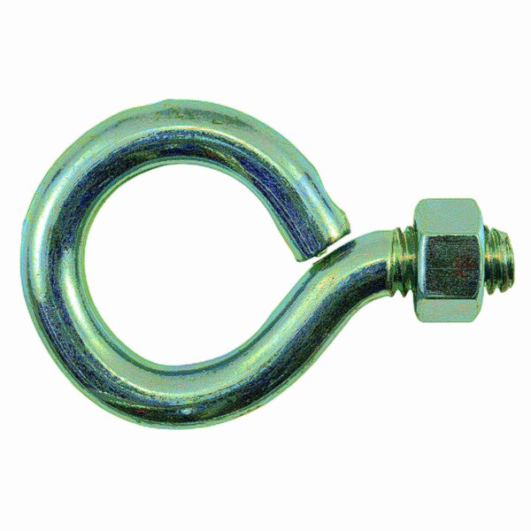 Midwest Fastener Eye Bolt 3/8-16 x 2-1/2, Steel, Zinc Plated, 10 PK 51712 - main